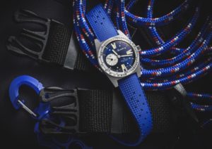 Aquastar Deepstar II - Blue Ray on stainless steel BOR bracelet - Image 9