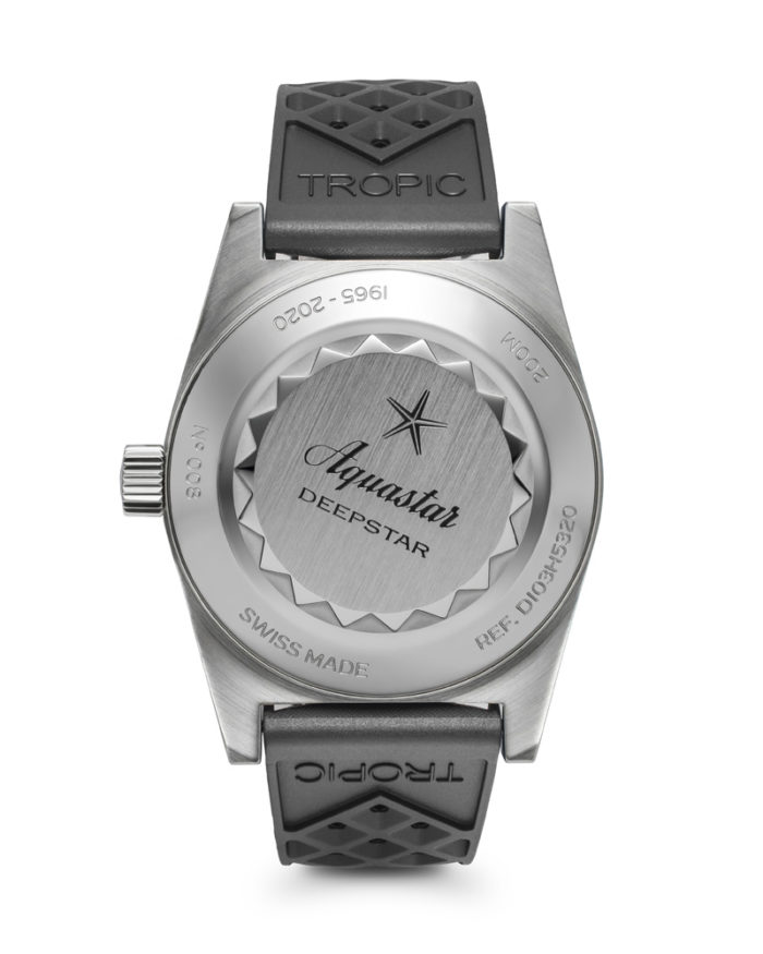 Aquastar Deepstar II - Steel Grey on stainless steel BOR bracelet - Image 3