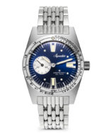 Aquastar Deepstar II - Blue Ray on stainless steel BOR bracelet