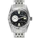 Aquastar Deepstar II - Vintage Black on stainless steel BOR bracelet