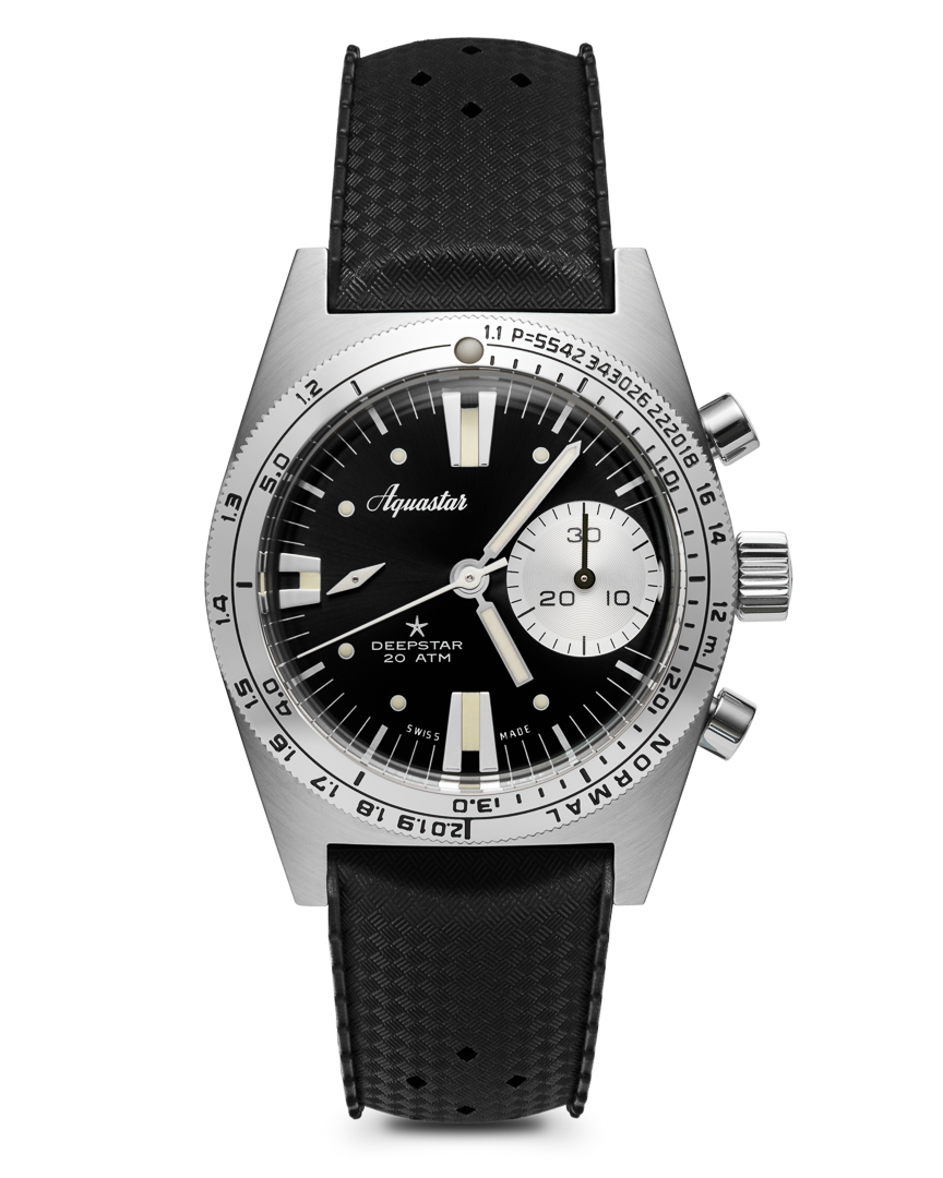 アルファマスター Discover the Aquastar Deepstar III Manual Wind Chrono