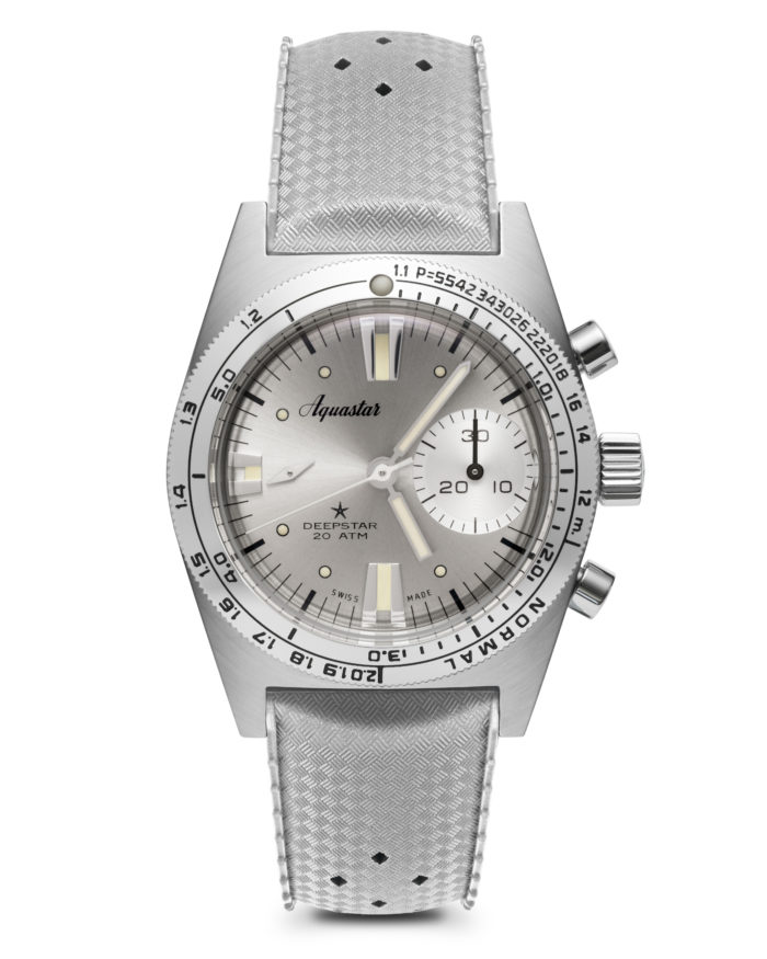 2023 Aquastar Deepstar 39mm Chronograph Silverline - Image 2