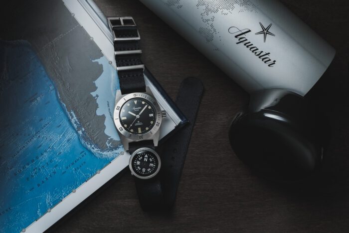 Aquastar Model 60 RE-EDITION Complete Bracelet and Strap Package - Image 8
