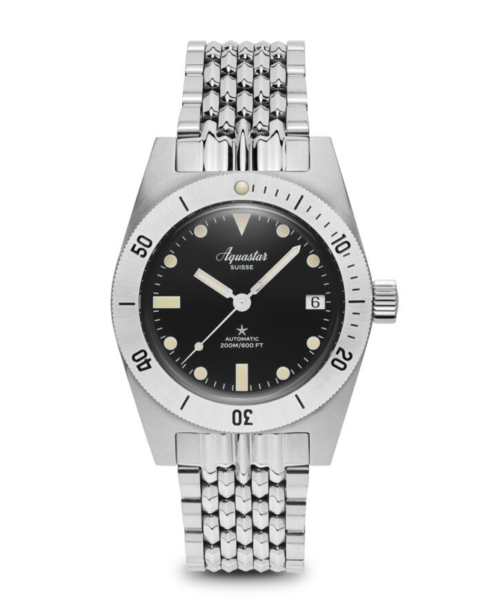 Aquastar Model 60 RE-EDITION Complete Bracelet and Strap Package