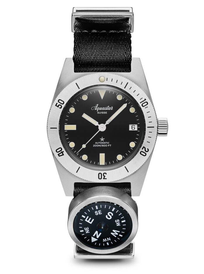 Aquastar Model 60 RE-EDITION Complete Bracelet and Strap Package - Image 9