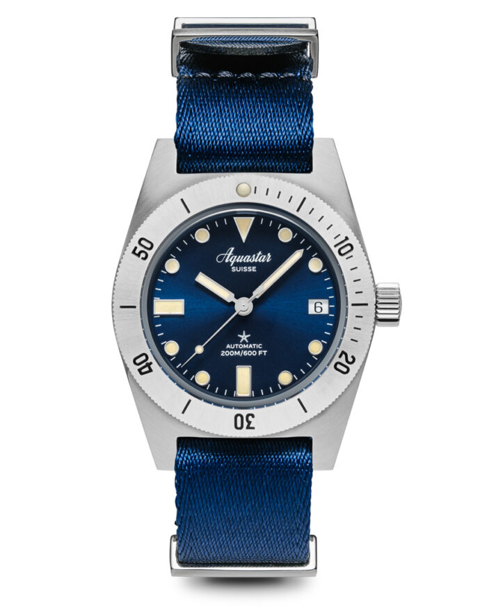 Aquastar Model 60 Steel Blue complete strap/bracelet package - Image 2