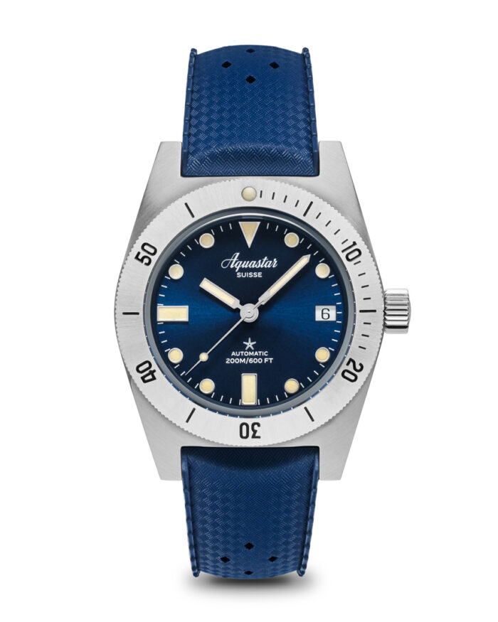 Aquastar Model 60 Steel Blue complete strap/bracelet package - Image 3