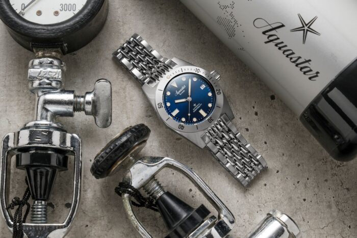 Aquastar Model 60 Steel Blue complete strap/bracelet package - Image 5