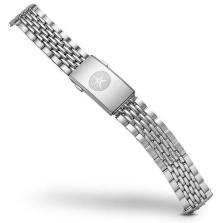 BOR stainless steel bracelet for BENTHOS H1 with ratcheting extension and quick release springbars