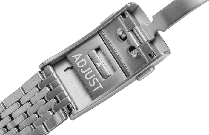 BOR stainless steel bracelet for BENTHOS H1 with ratcheting extension and quick release springbars - Image 4