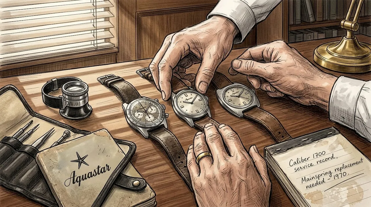 Top vintage Aquastar watches: 3 essential models to collect - top vintage aquastar watches