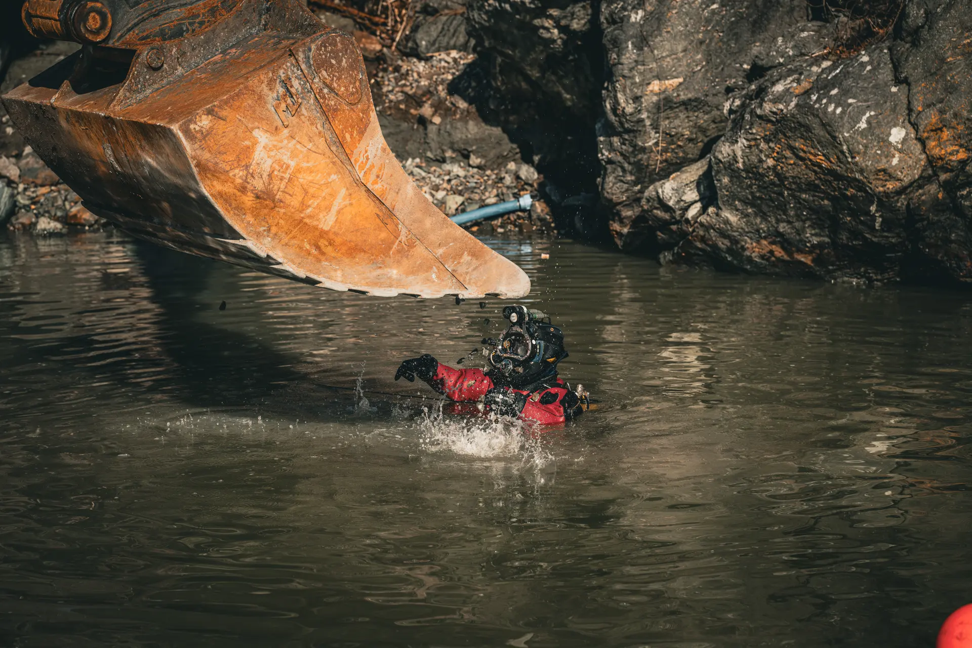 Die Aquastar Model 60 Greenwich EDITION MKII im Einsatz, getragen von einem Aquastar-Ambassador