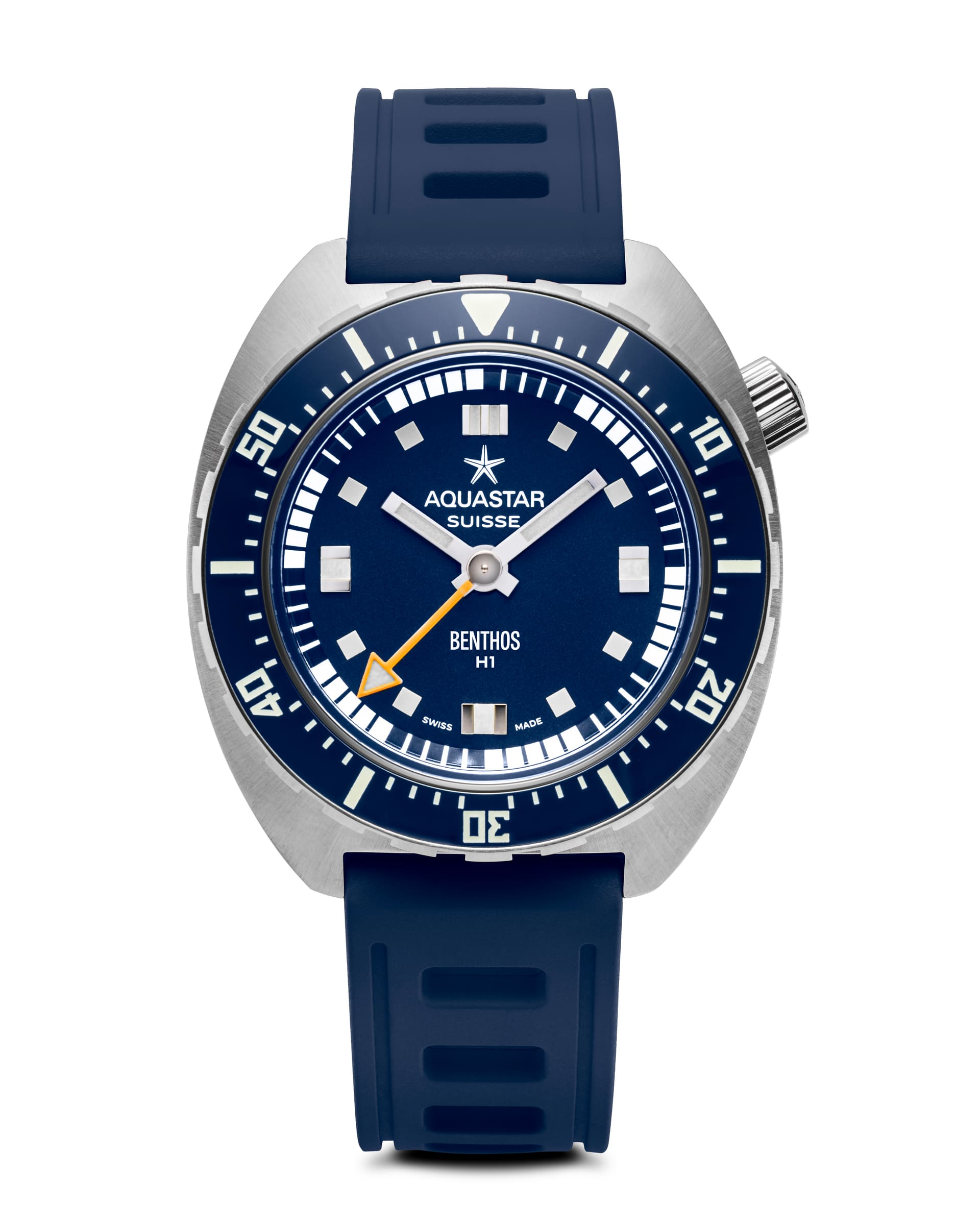 AQUASTAR BENTHOS Heritage One Blue Edition, studio photograph 7 of 14