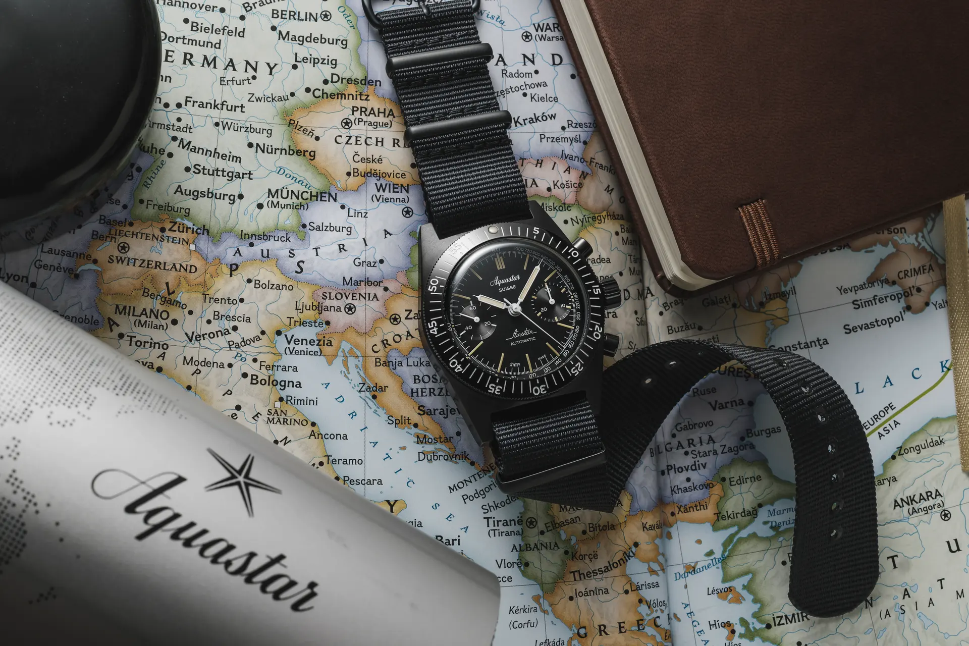 Aquastar Airstar, Swiss pilot's chronograph