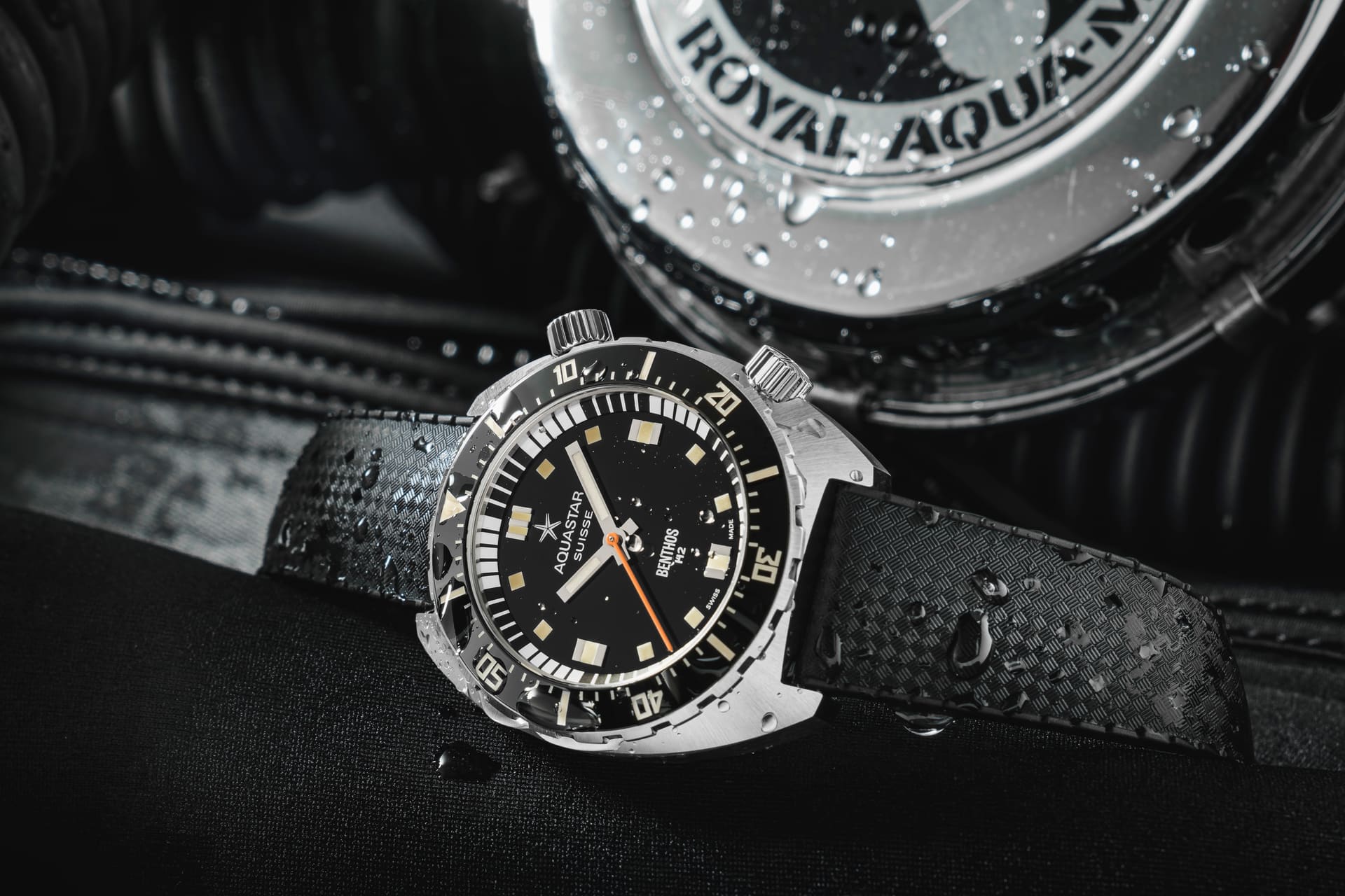 Aquastar Benthos Heritage II, photographed in ambient light