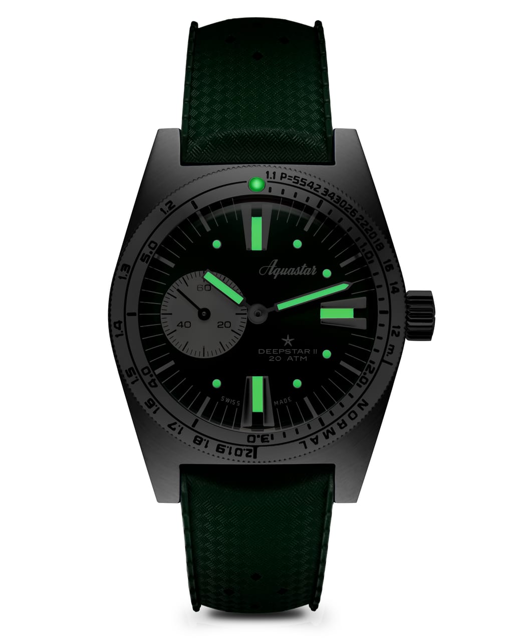 Deepstar II Greenwich luminous dial