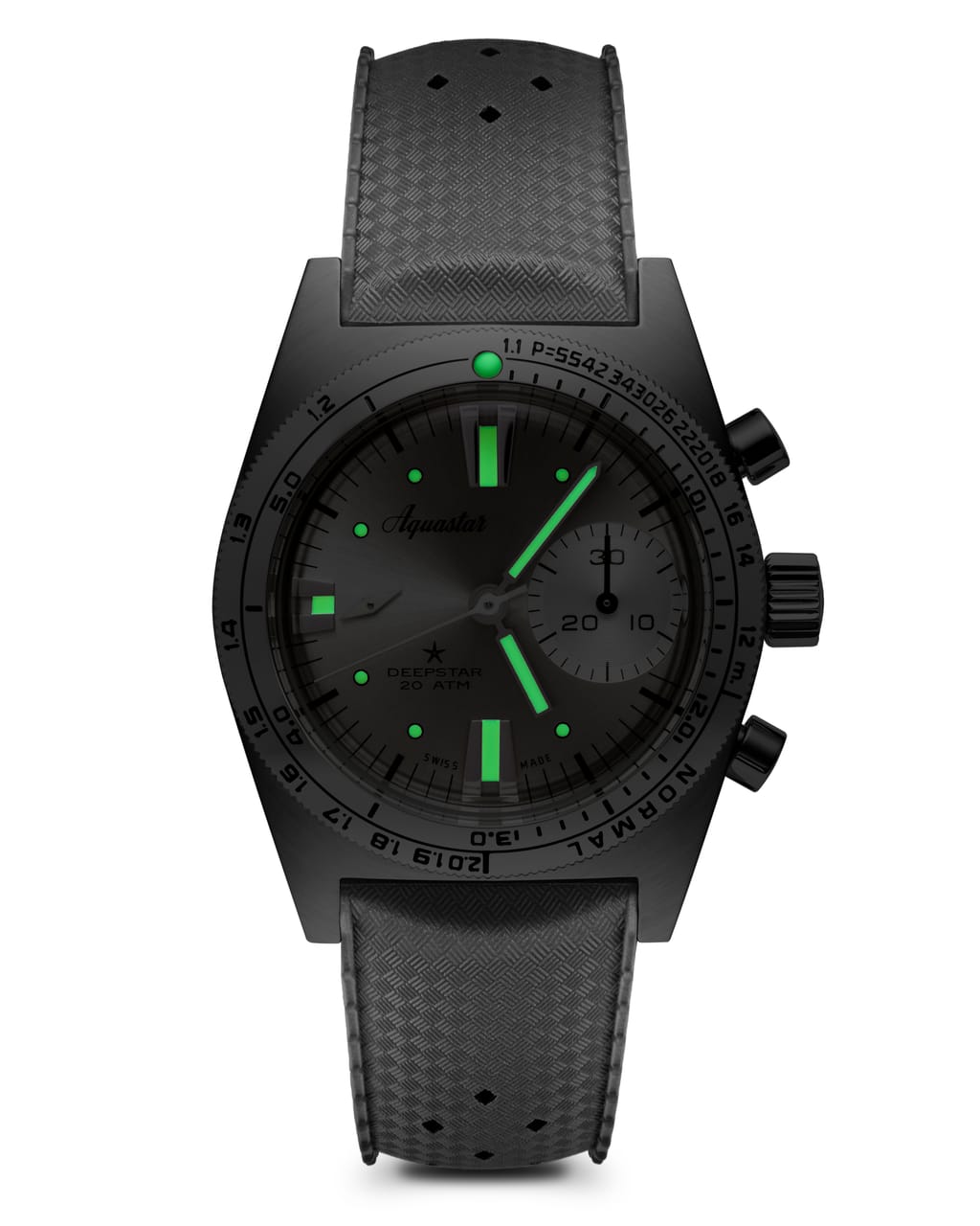 Deepstar 39 Chronograph luminous dial
