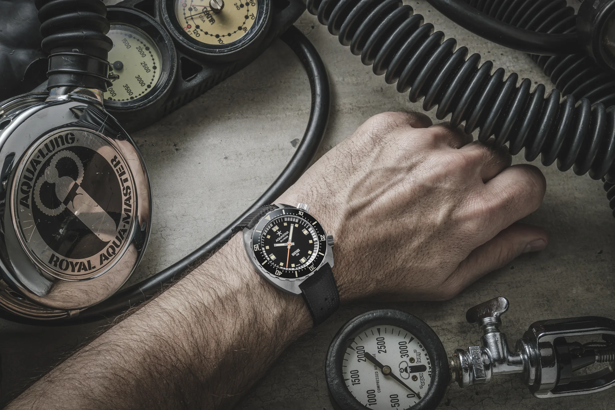 Aquastar dive watch